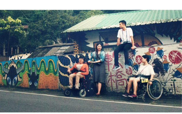 竹東內灣的青春夢-軟橋彩繪村的輪椅無障礙旅遊