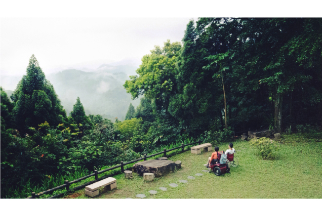 竹東內灣的青春夢-大山北月的輪椅無障礙旅遊